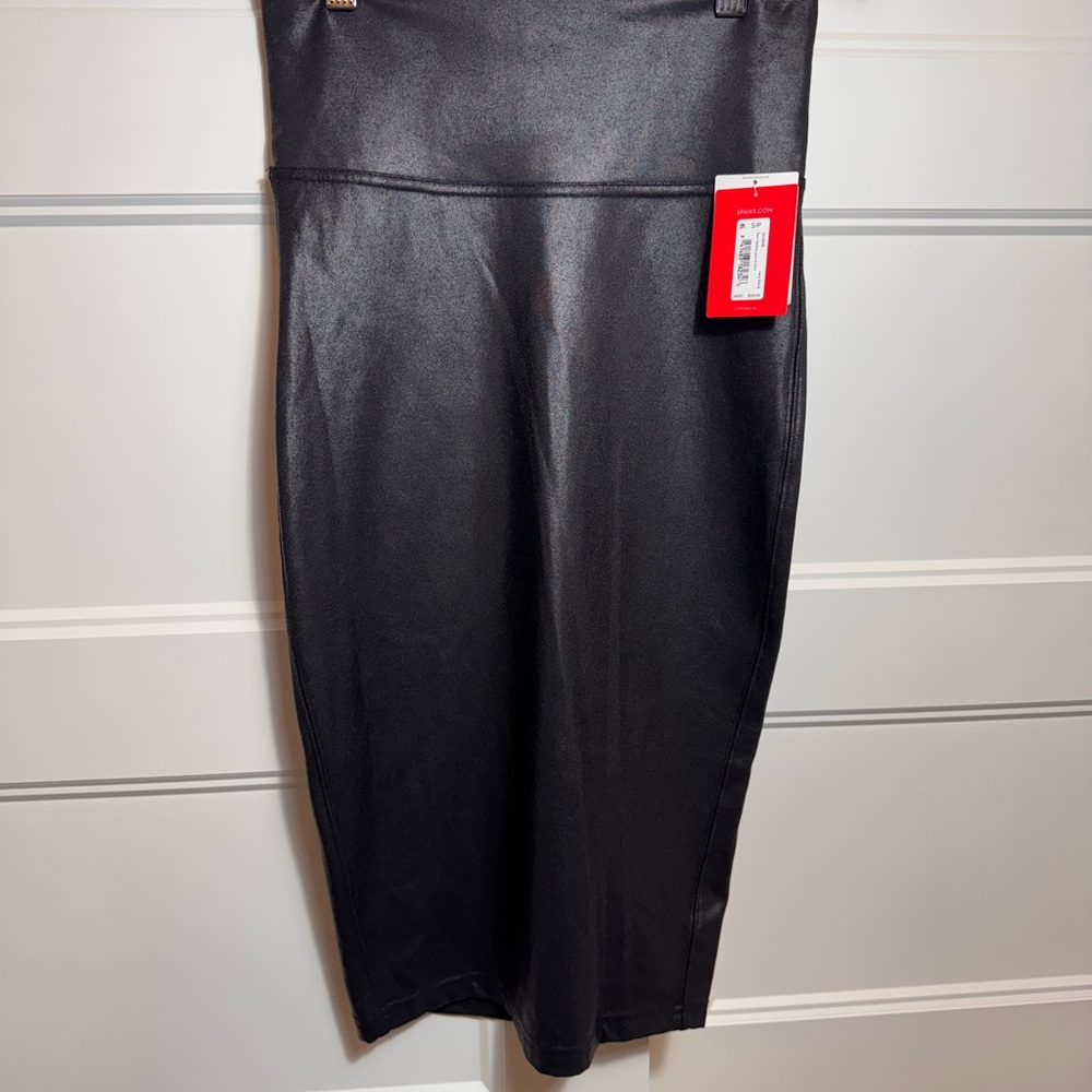 SPANX Black Midi Pencil Skirt for Work